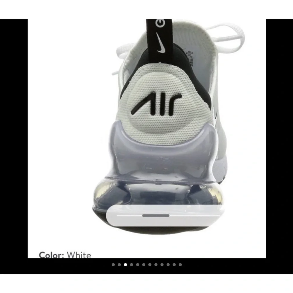 NEW NIKE Air MAX 270 G, Unisex Adult Golf Shoe 11.5 White - Picture 3 of 9